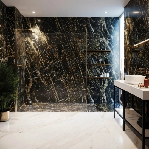 Receveur Black gold effet...