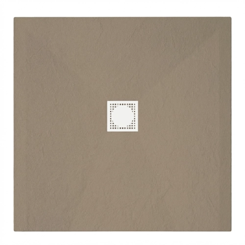 Receveur Costa crème Ardoise adouci antidérapant 