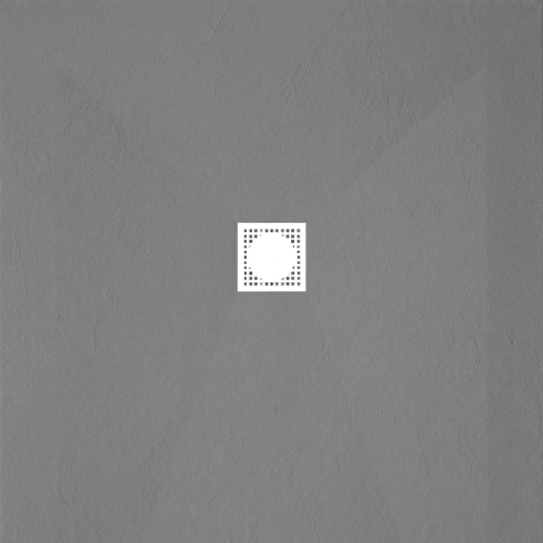 Receveur Costa gris ciment Ardoise adouci antidérapant 