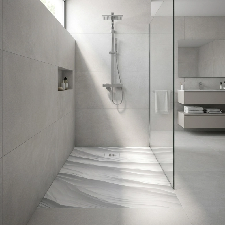 Receveur Montagne lisse antidérapant 