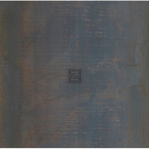 Receveur métal iron métalisé Ardoise relief antidérapant 