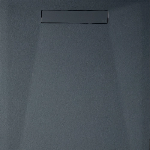 Receveur Moderno graphito Ardoise adouci extraplat