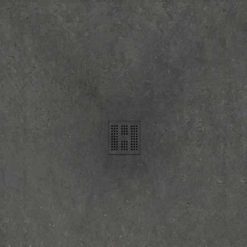 Receveur Pierre anthracite Ardoise relief antidérapant 