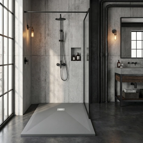 Receveur Costa gris ciment...