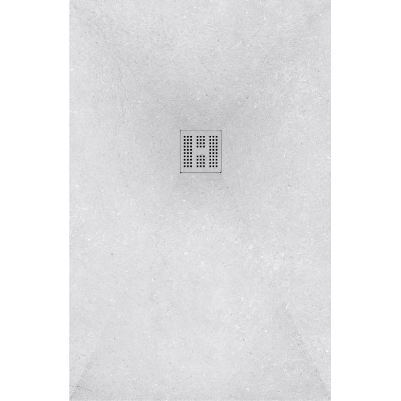 Receveur Pierre blanc Ardoise relief antidérapant