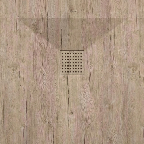 Receveur Bois Nature lisse antidérapant 