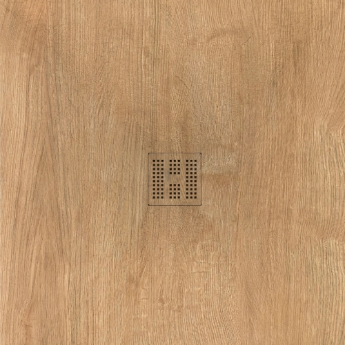 Receveur Bois chêne Ardoise relief antidérapant 