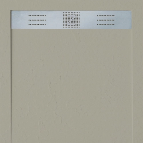 Receveur Pure greige Ardoise relief antidérapant 