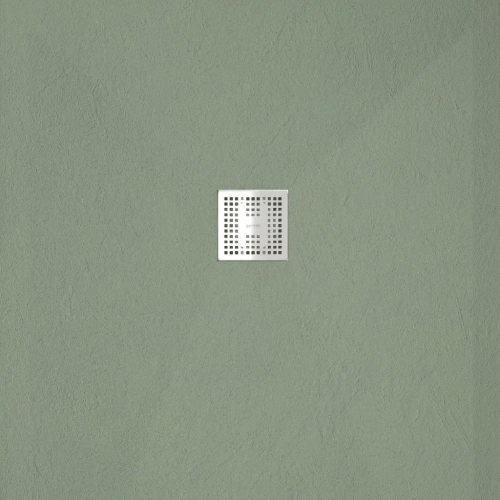 Receveur Costa Vert Ardoise relief antidérapant 