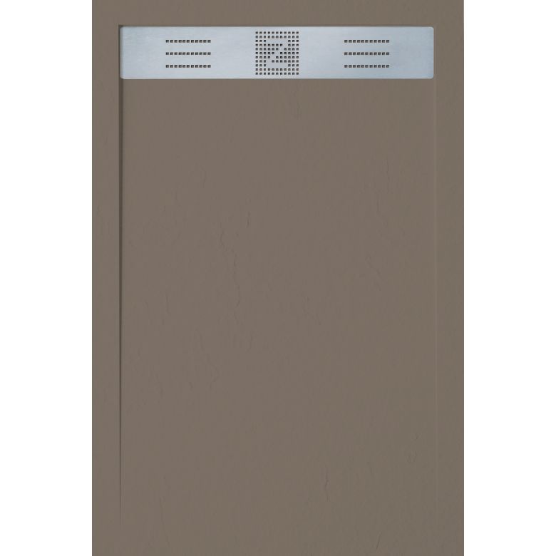 Receveur Pure Moka Ardoise relief antidérapant