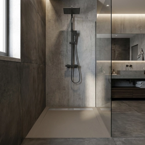 Receveur Pure Moka Ardoise...