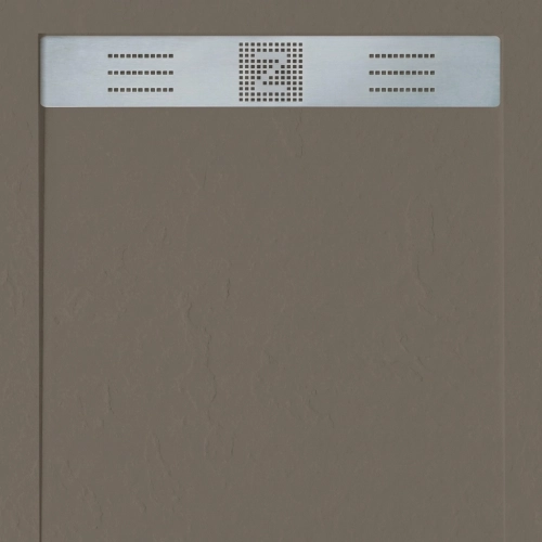 Receveur Pure Moka Ardoise relief antidérapant 