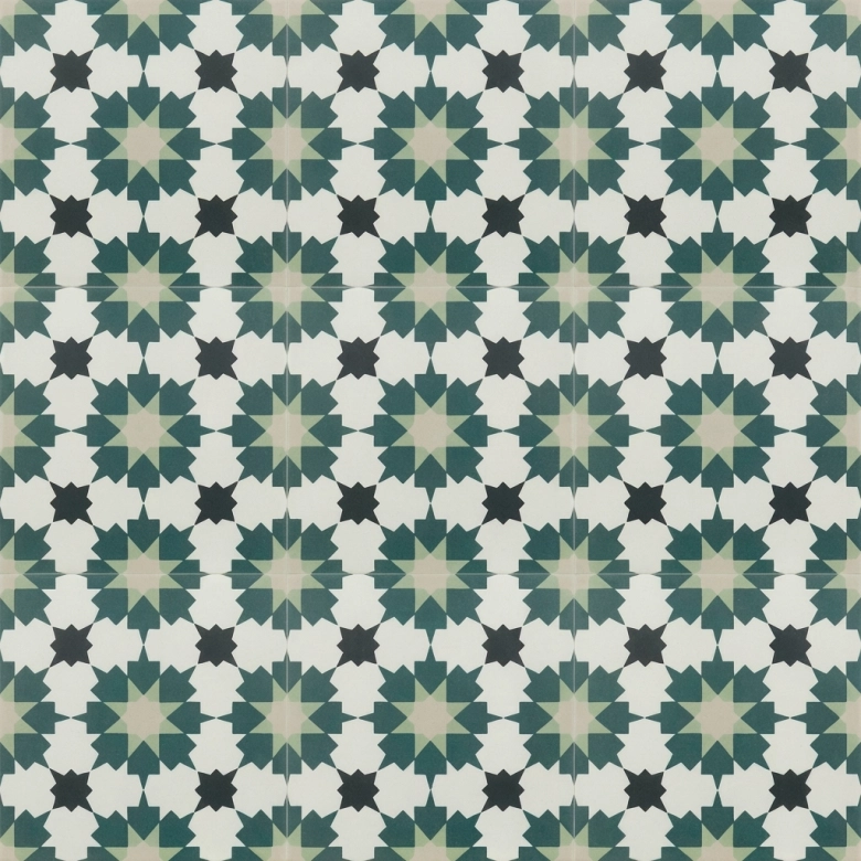 Carrelage sol effet carreaux de ciment Montaigne Amparo 20x20 cm