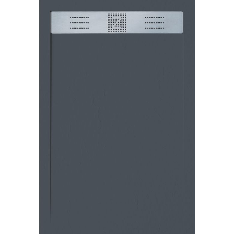 Receveur Pure anthracite Ardoise relief antidérapant