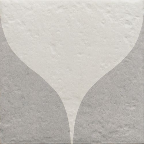 Carrelage sol effet carreaux de ciment Dalí décor grisgoutte 20x20 cm