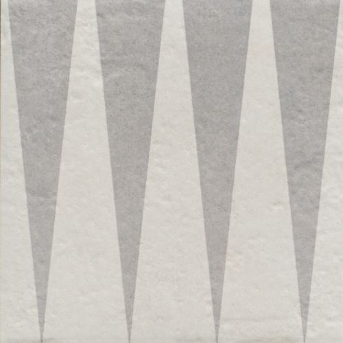 Carrelage sol effet carreaux de ciment Dalí décor gris triangle 20x20 cm