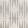Carrelage sol effet carreaux de ciment Dalí décor gris triangle 20x20 cm