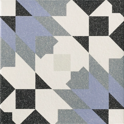 Carrelage sol effet carreaux de ciment Richelieu rabat 20*20 cm