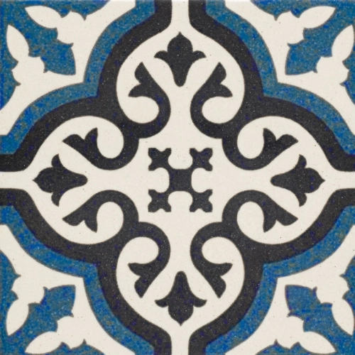 Carrelage sol effet carreaux de ciment Richelieu london 20*20 cm