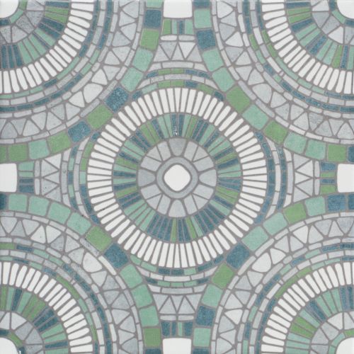 Carrelage sol effet carreaux de ciment Rueda décor Corona 20x20 cm