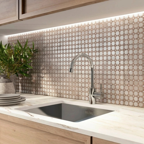 Carrelage azulejos effet...
