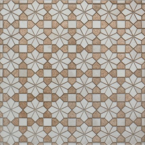 Carrelage sol effet carreaux de ciment Verone décor bejmat 20x20 cm