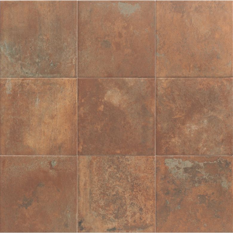 Carrelage sol Verone terracotta 20x20 cm