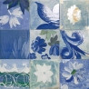Carrelage sol effet carreaux de ciment Verone décor porto bleu 20x20 cm