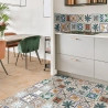 Carrelage sol effet carreaux de ciment Verone décor porto 20x20 cm