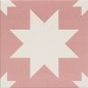 Carrelage sol effet carreaux de ciment Hercule Star pink 20x20 cm
