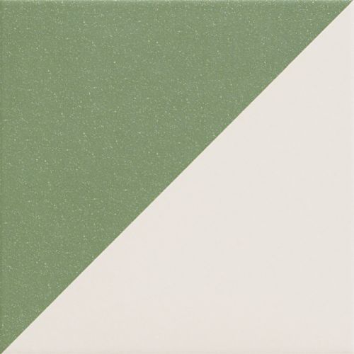 Carrelage sol effet carreaux de ciment Hercule Middle green 20x20 cm