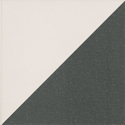 Carrelage sol effet carreaux de ciment Hercule Middle Black 20x20 cm