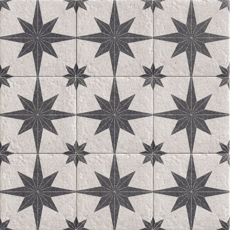 Carrelage sol effet carreaux de ciment Venise white 2020 cm