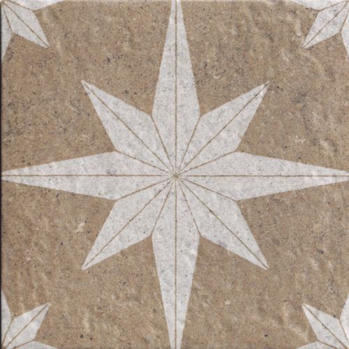 Carrelage sol effet carreaux de ciment Venise sand 2020 cm