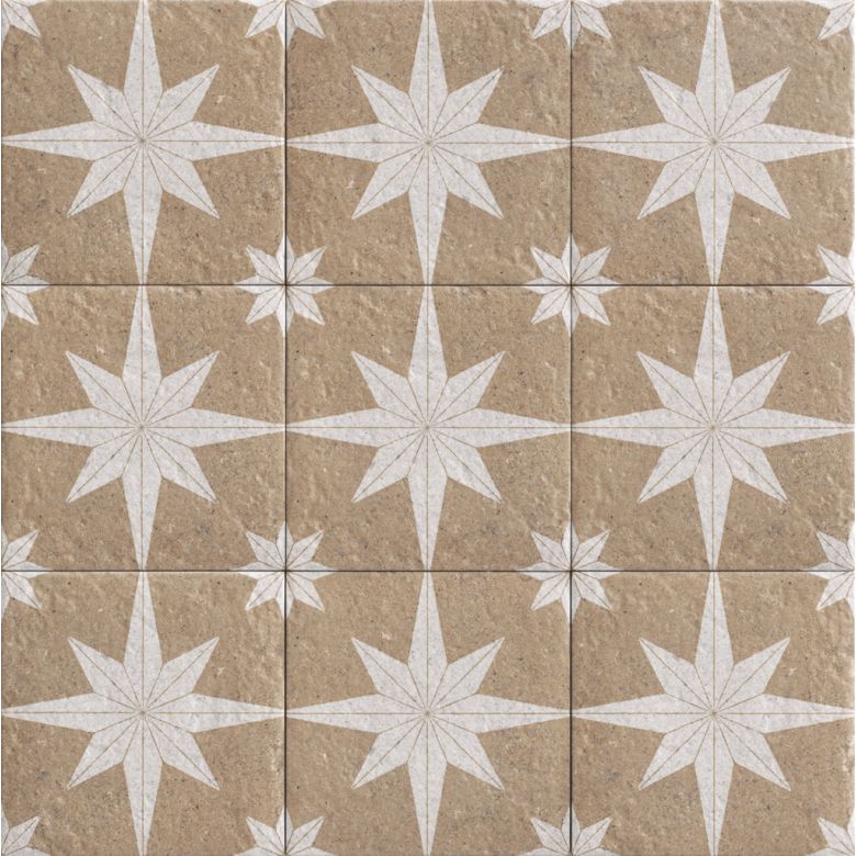 Carrelage sol effet carreaux de ciment Venise sand 2020 cm