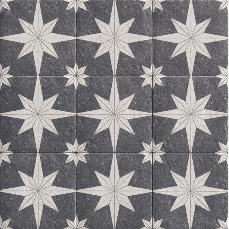 Carrelage sol effet carreaux de ciment Venise lava 2020 cm