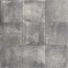 Carrelage sol effet carreaux de ciment Casablanca dark 20x20 cm
