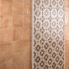 Carrelage sol effet carreaux de ciment Mura Agadir cuivré 15x15 cm