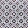  Carrelage sol effet carreaux de ciment Mura Agadir bleu azur 15x15 cm