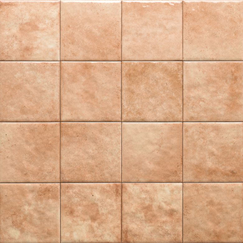 Carrelage sol effet carreaux de ciment Mura cuivré15x15 cm