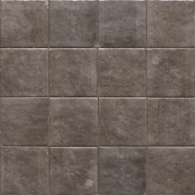 Carrelage sol effet carreaux de ciment Mura nuit15x15 cm