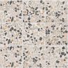 Carrelage sol effet terrazzo Rocca décor blanc 2020 cm