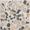 Carrelage sol effet terrazzo Rocca décor blanc 20*20 cm