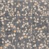 Carrelage sol effet terrazzo Rocca décor noir 20*20 cm