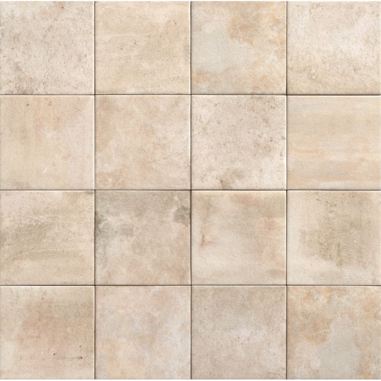 Carrelage sol traditionnel Ourika Ocre clair 15x15 cm