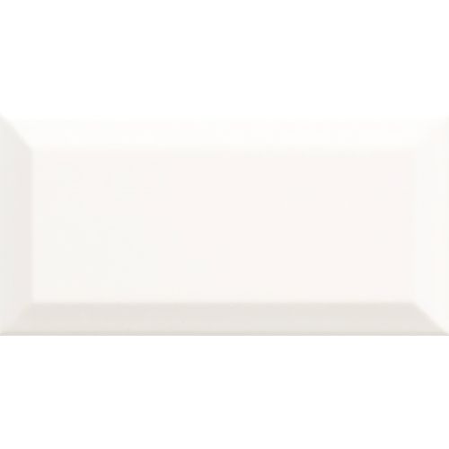 Carrelage mur Métro basic blanc mat 10x20 cm