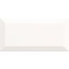 Carrelage mur Métro basic blanc mat 10x20 cm