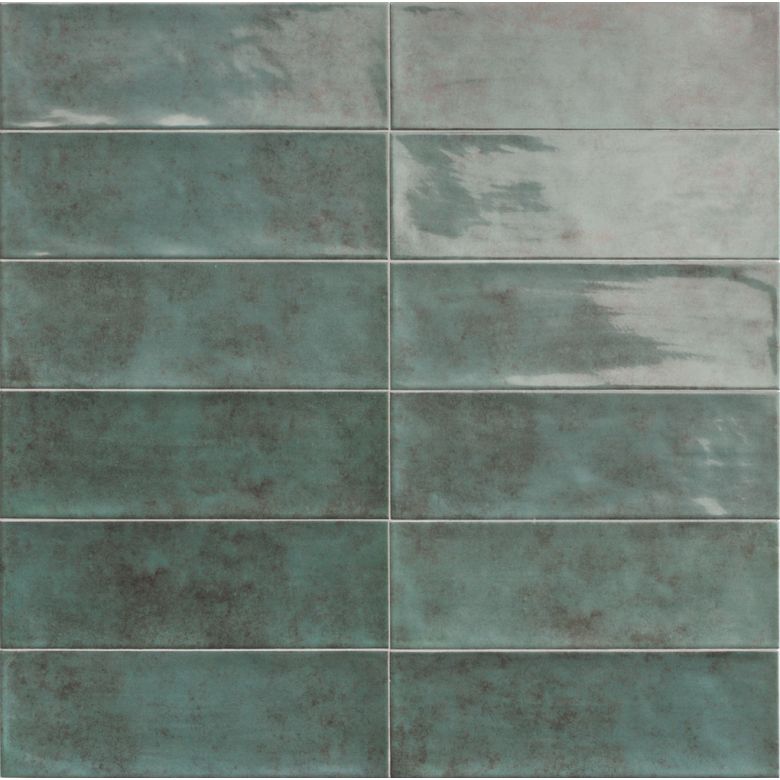 Carrelage mur Antica turquoise 10x30 cm
