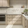 Carrelage mur Antica blanc perlé 10x30 cm