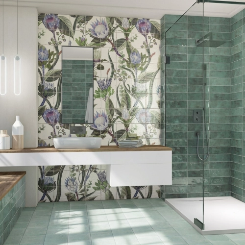 Carrelage mur Antica décor...